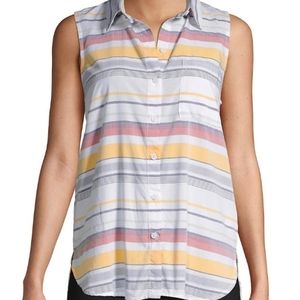 ❤️6 items for $25 sale!!❤️ Beachlunchlounge Stripped  Sleeveless Top